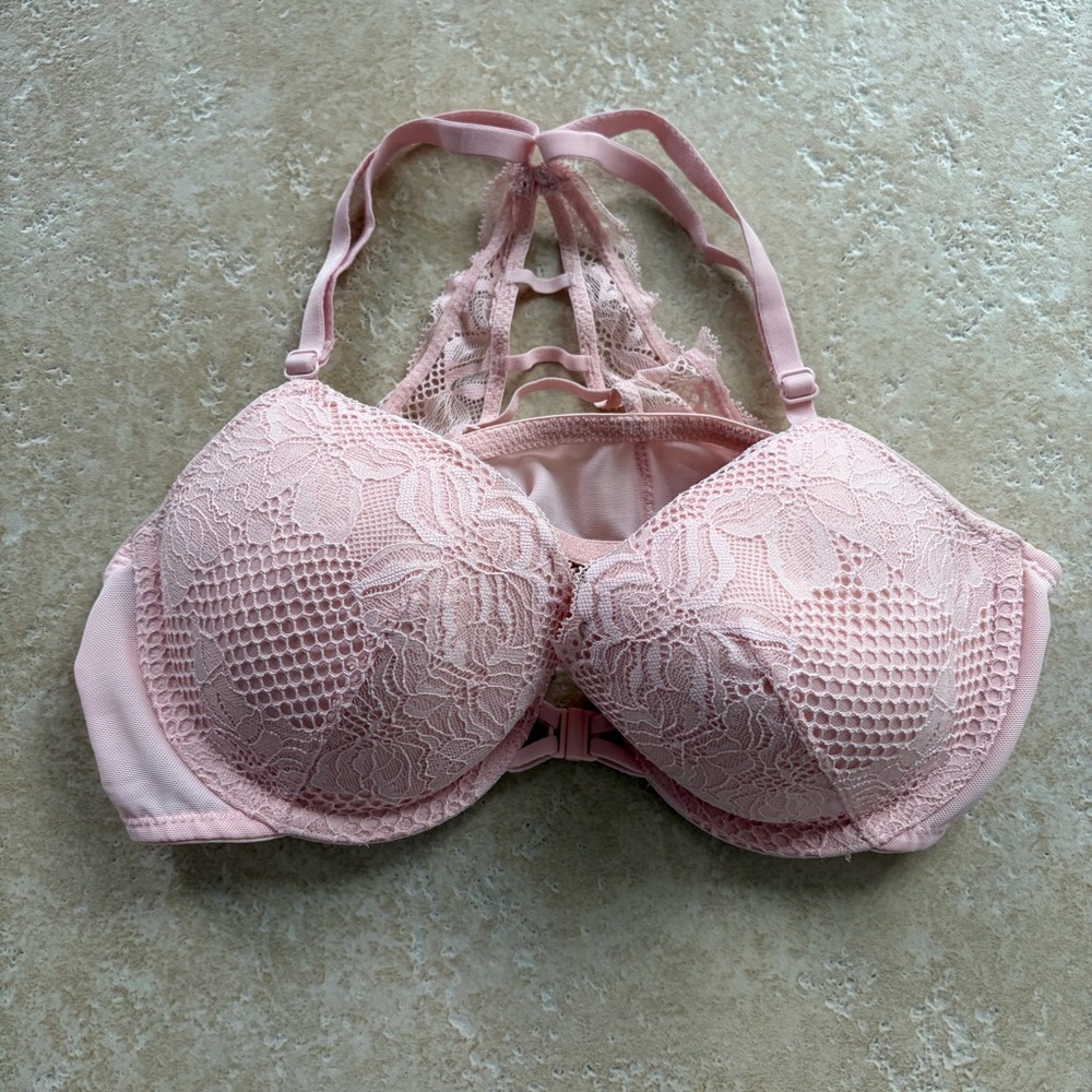 Auden Pink Lace Women's Bra